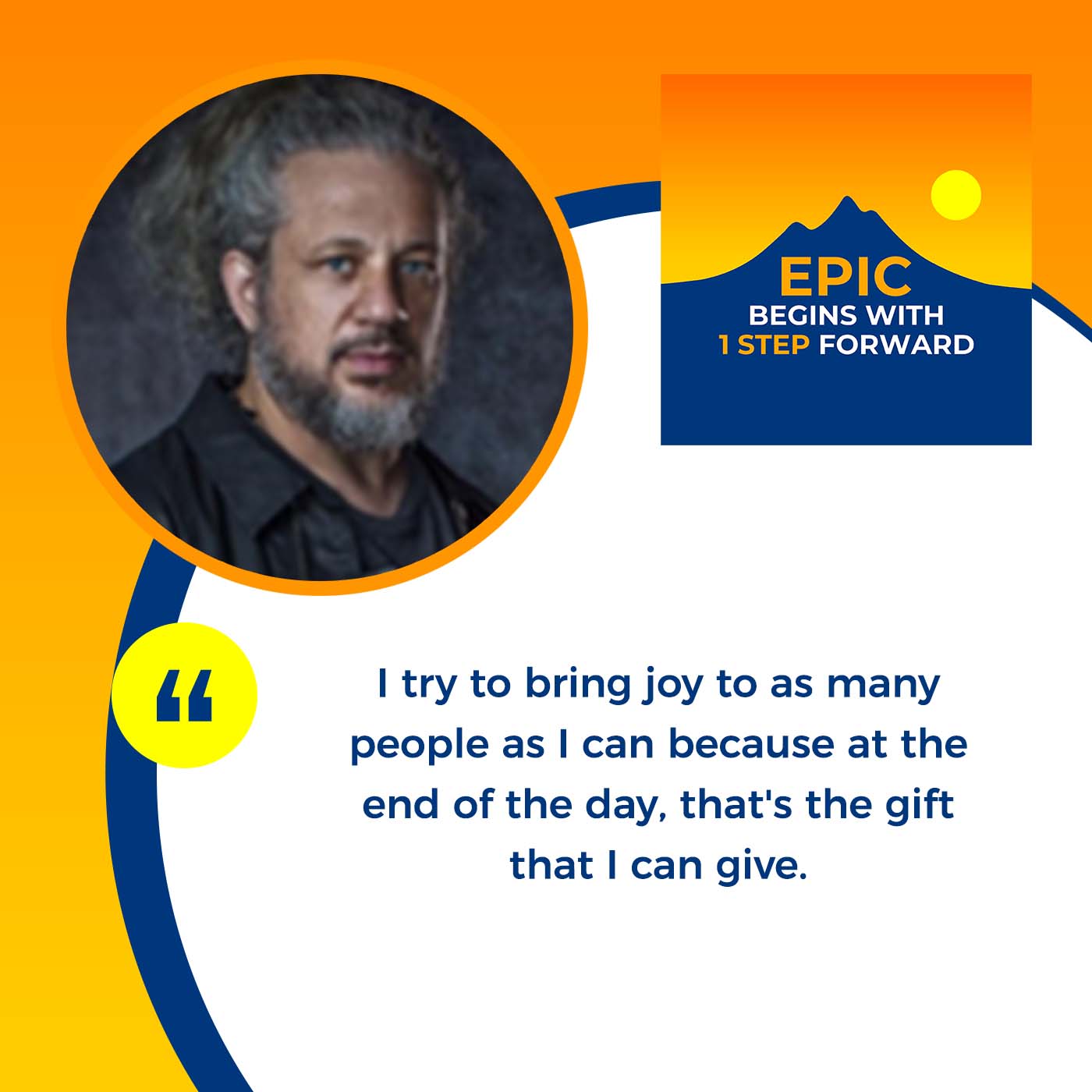 EPIC Begins With 1 Step Forward | Joe Reitman | Acting Career