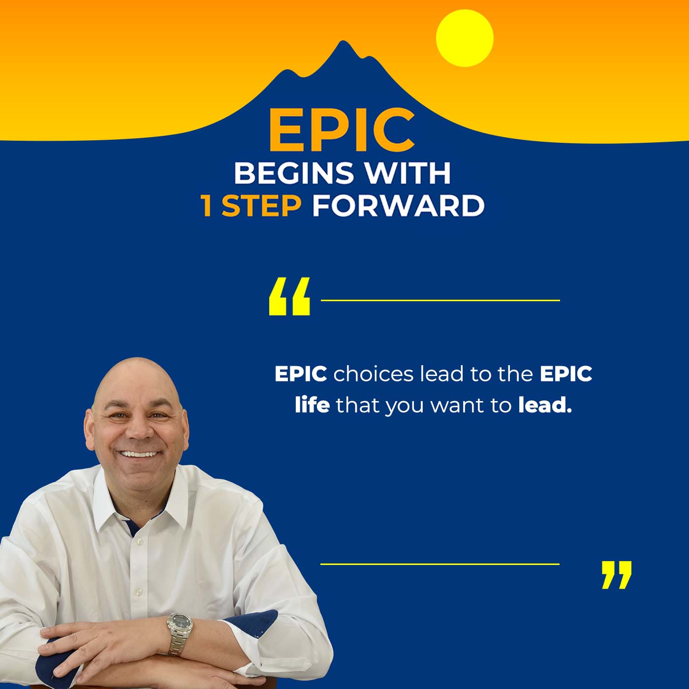 EPIC Begins With 1 Step Forward | Dr. David Chotka | Healing