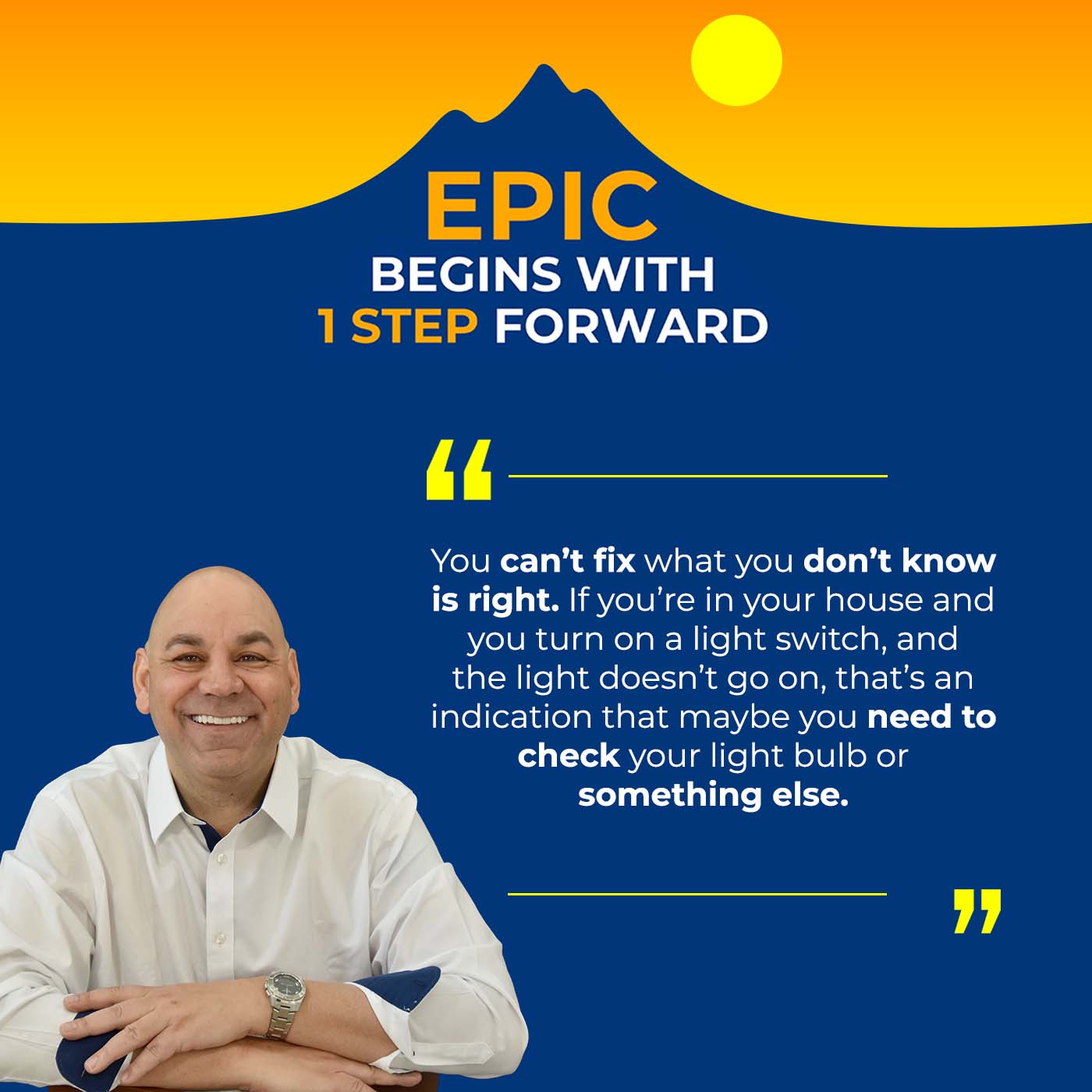EPIC Begins With 1 Step Forward | Dr. David Bilstrom | Autoimmune Diseases