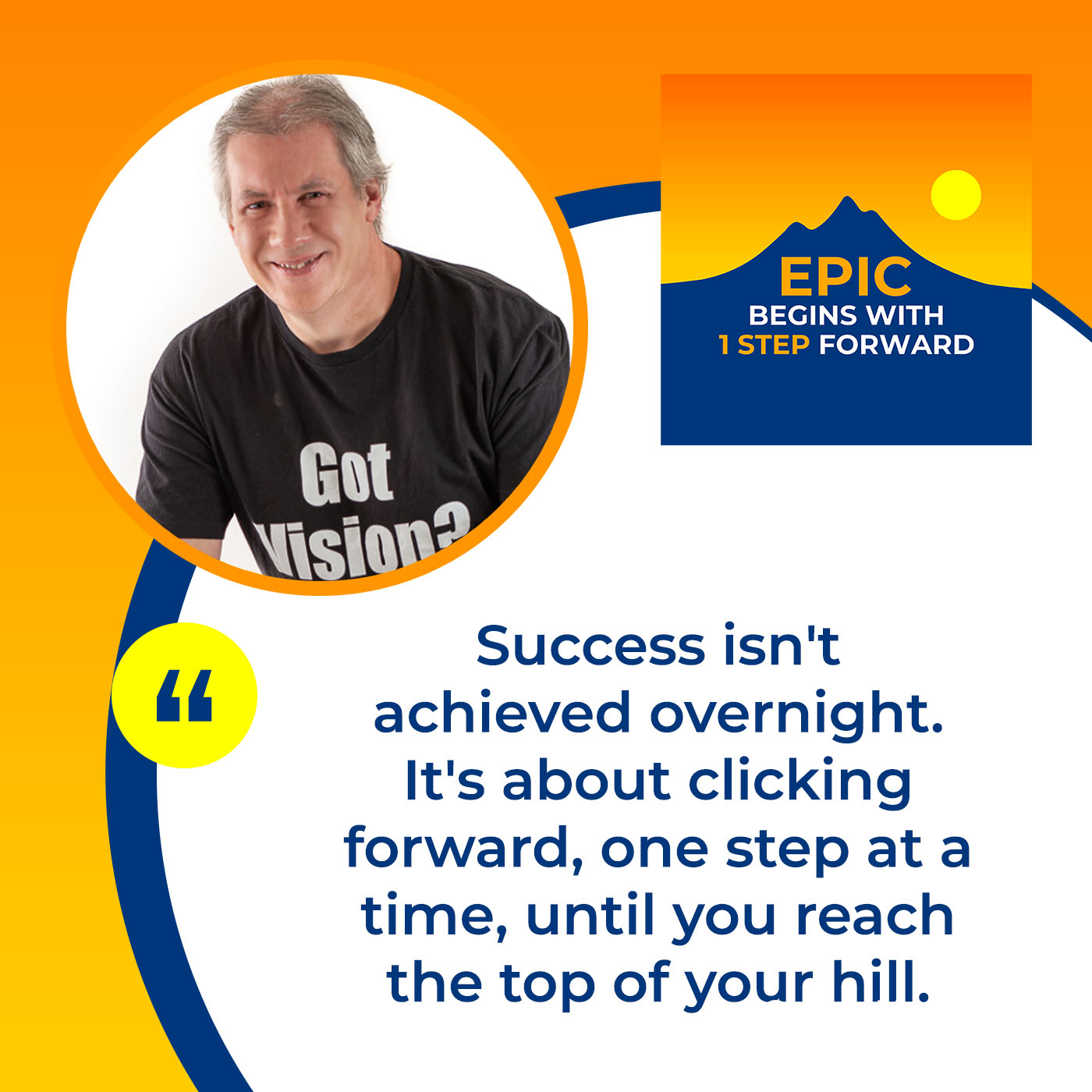 EPIC Begins With 1 Step Forward | Steve Gamlin | Vision Board