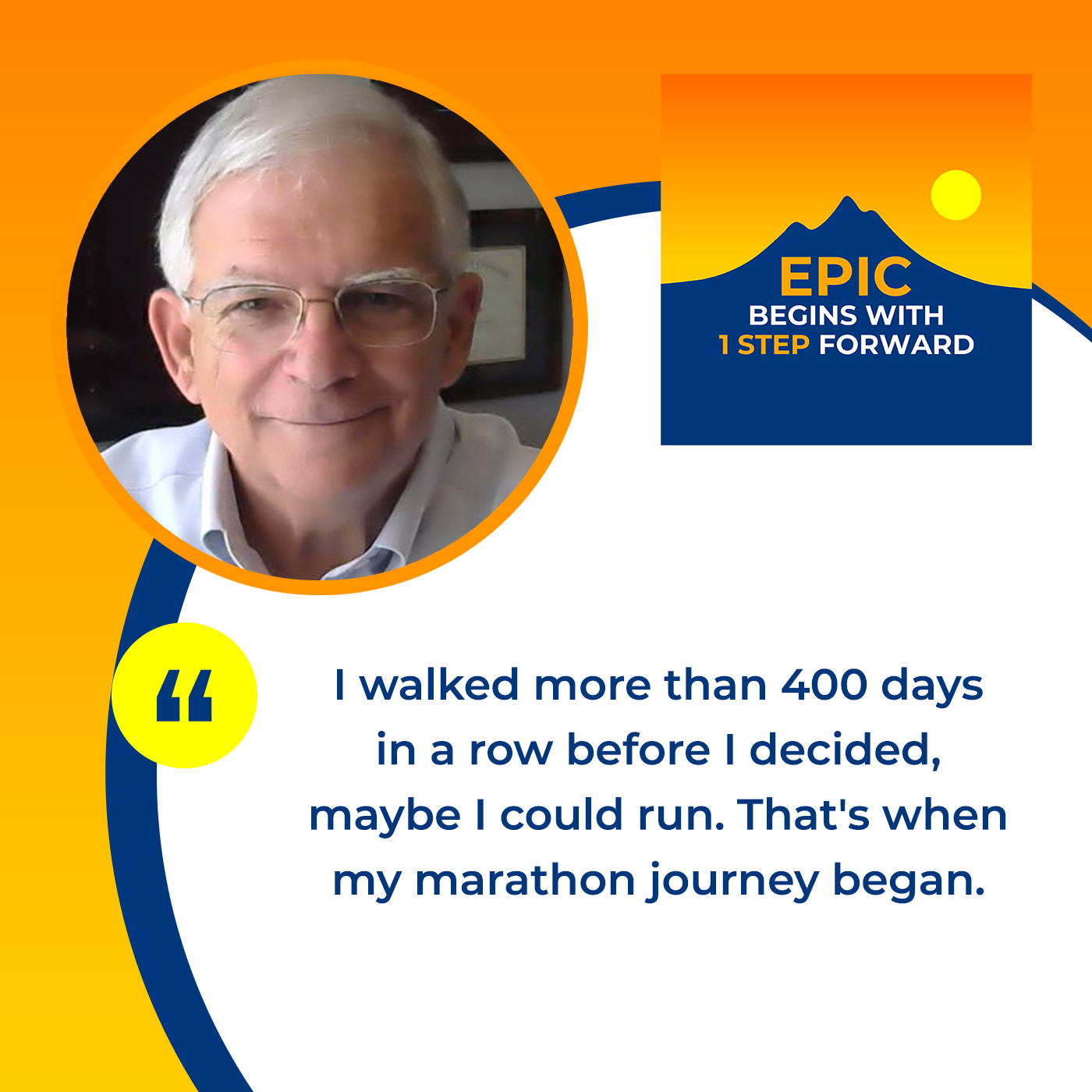 EPIC Begins With 1 Step Forward | Ed Doherty | Marathon Motivation