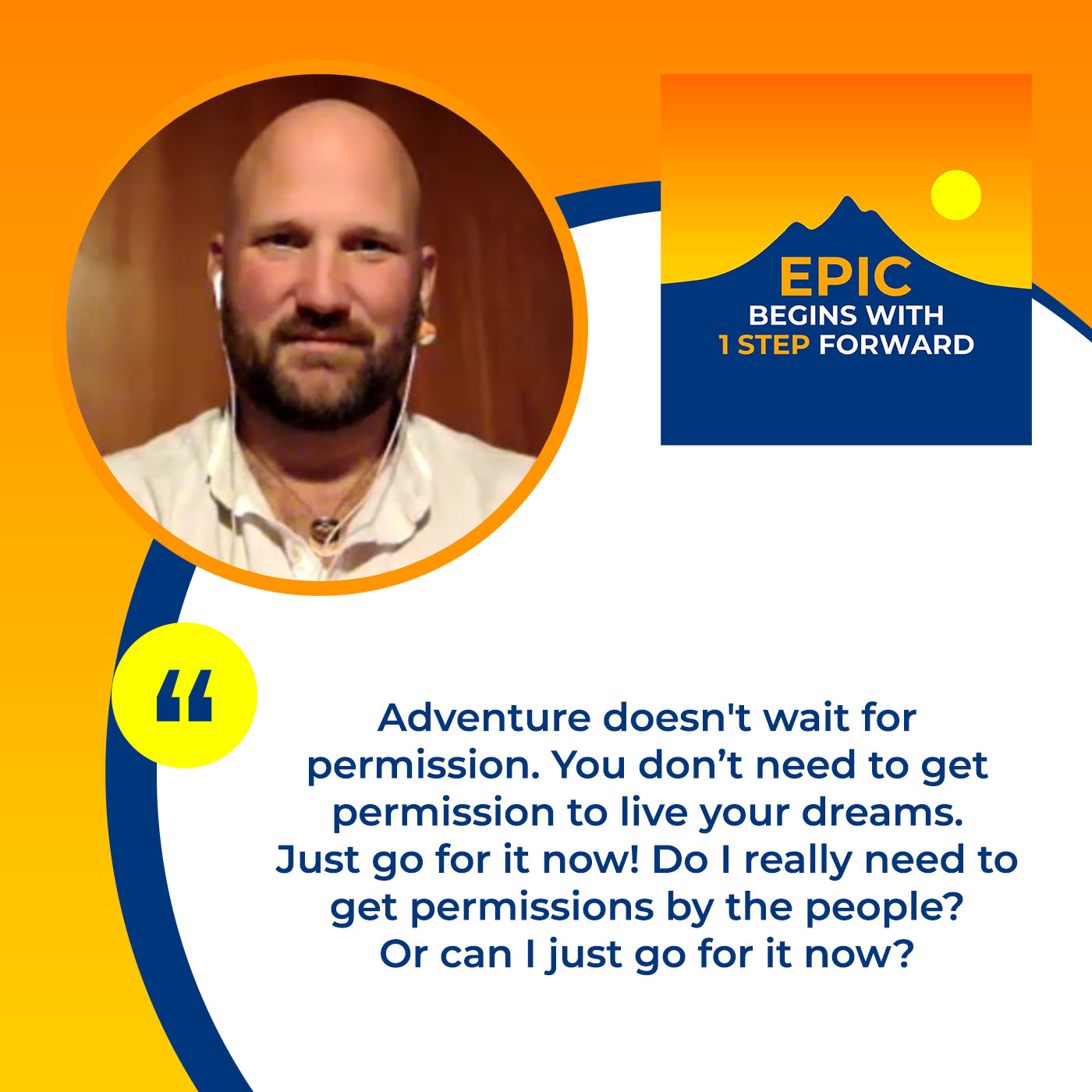 EPIC Begins With 1 Step Forward | Florian Hornig | Epic Adventures