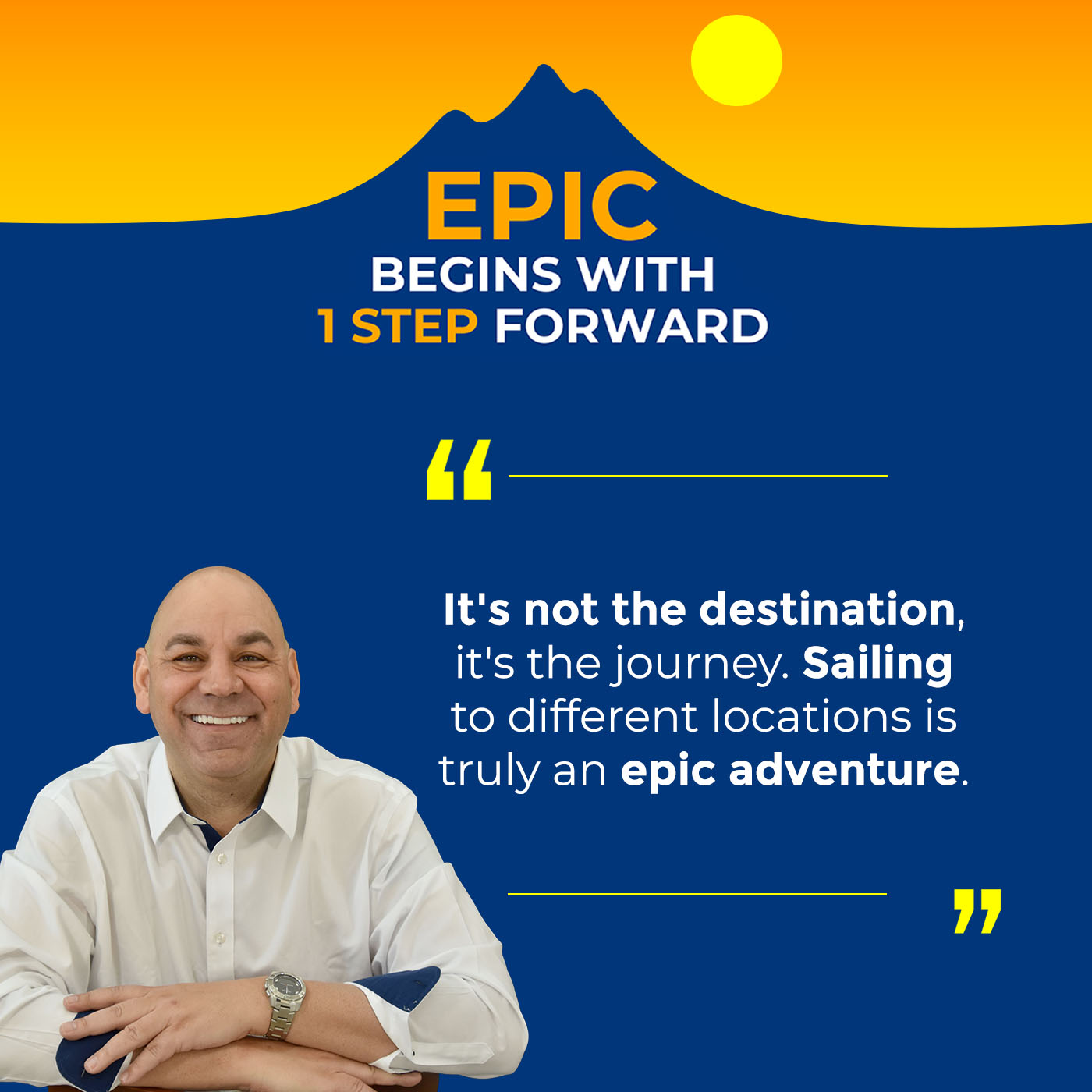 EPIC Begins With 1 Step Forward | Florian Hornig | Epic Adventures