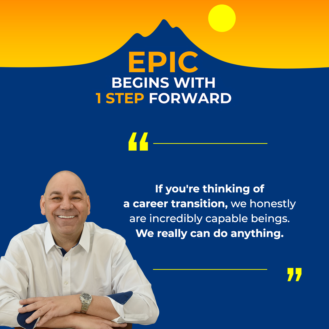 EPIC Begins With 1 Step Forward | Shannon Russell | Second Act