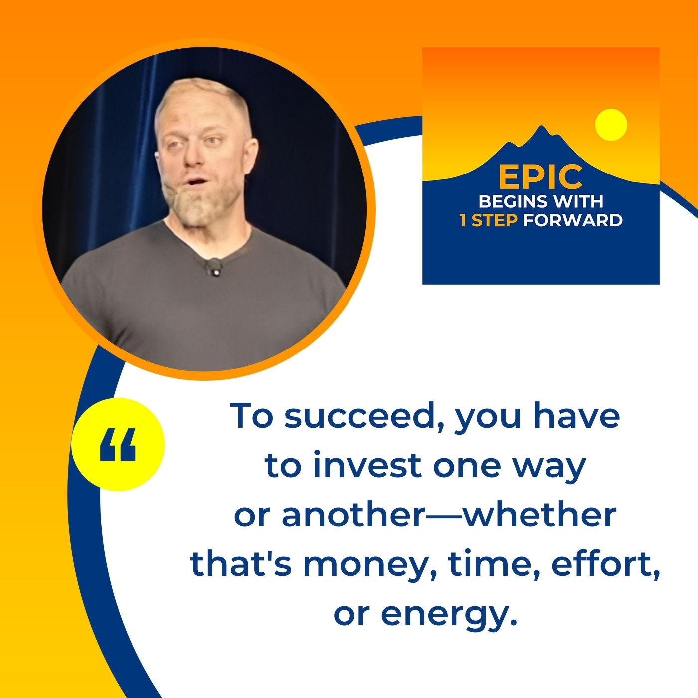 EPIC Begins With 1 Step Forward | Danny Lehr | Win Your Next Hour