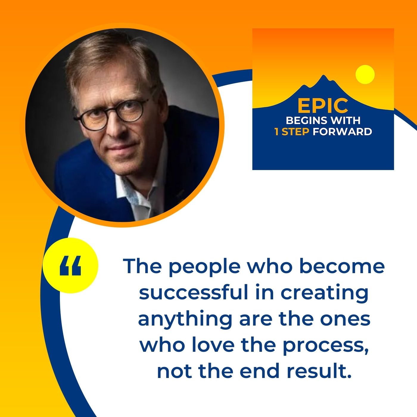 EPIC Begins With 1 Step Forward | Fredrik Haren | Creativity Explorer
