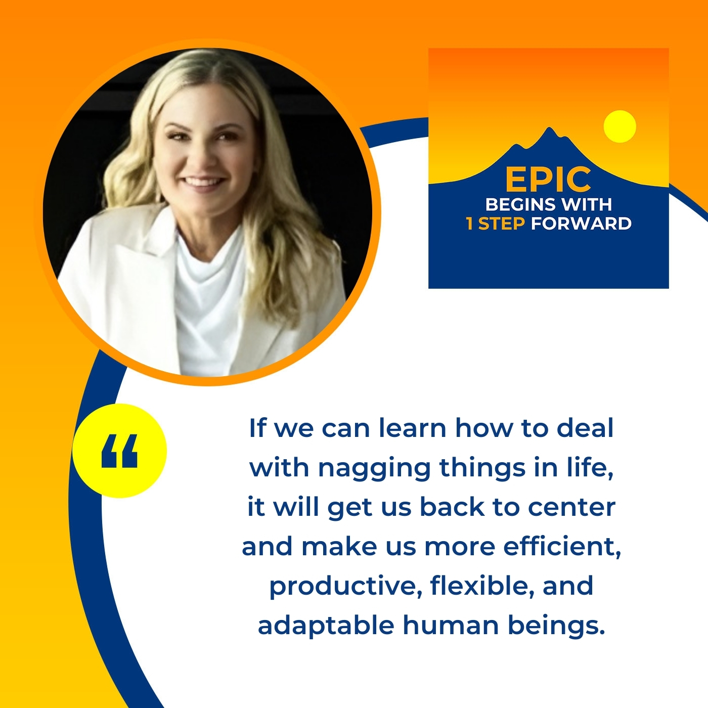 EPIC Begins With 1 Step Forward | Angel Howard | Somatic Therapy