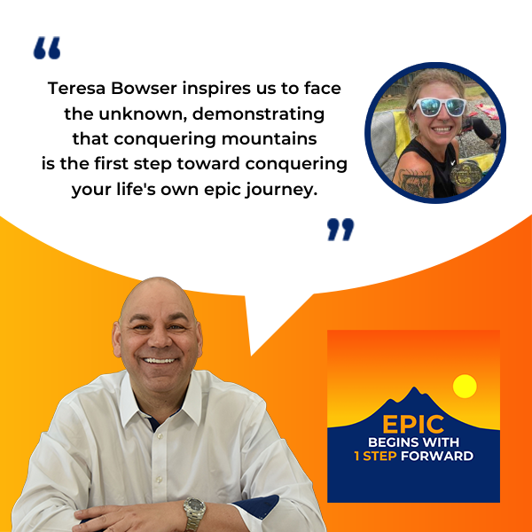 EPIC Begins With 1 Step Forward | Teresa Bowser | Running Mindset