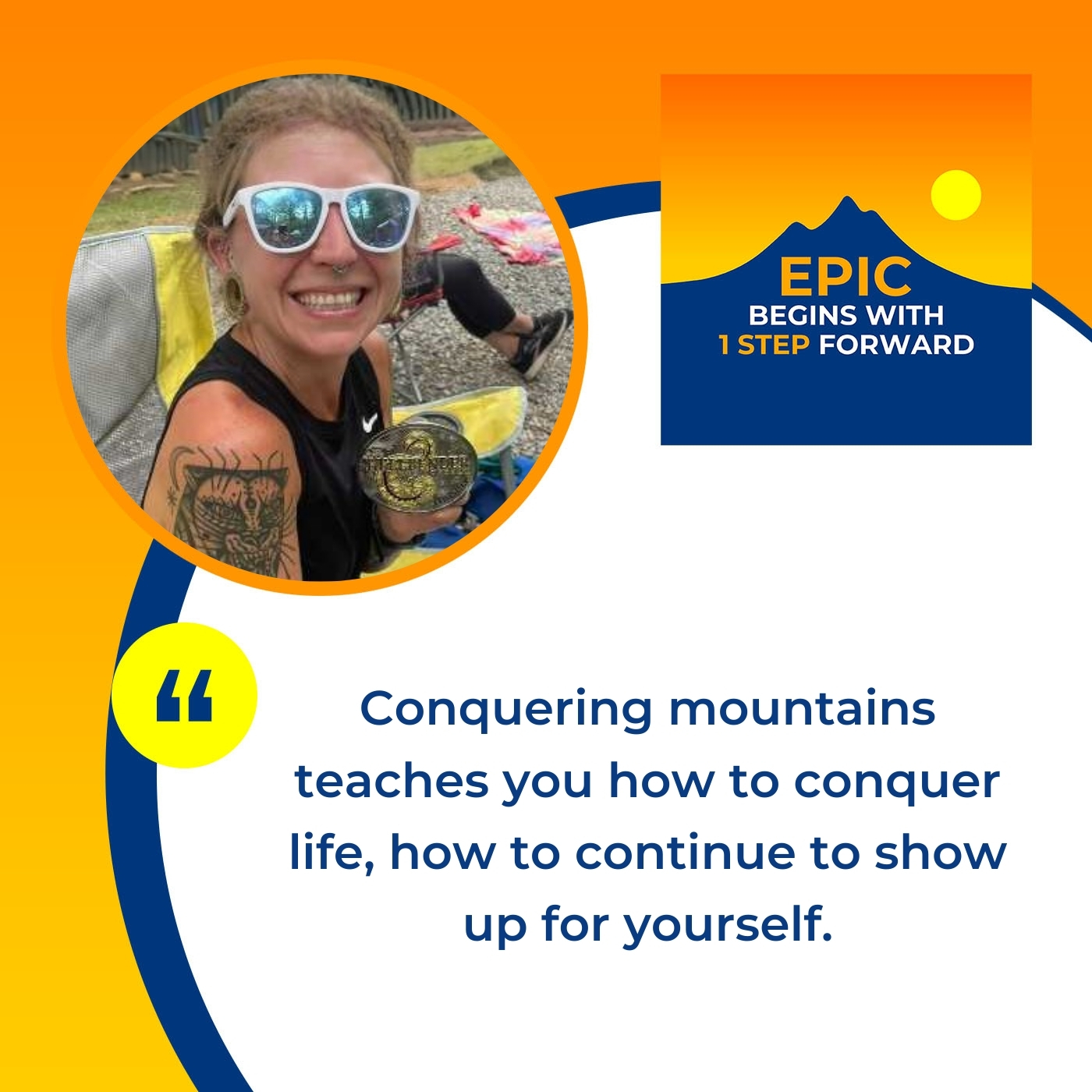 EPIC Begins With 1 Step Forward | Teresa Bowser | Running Mindset