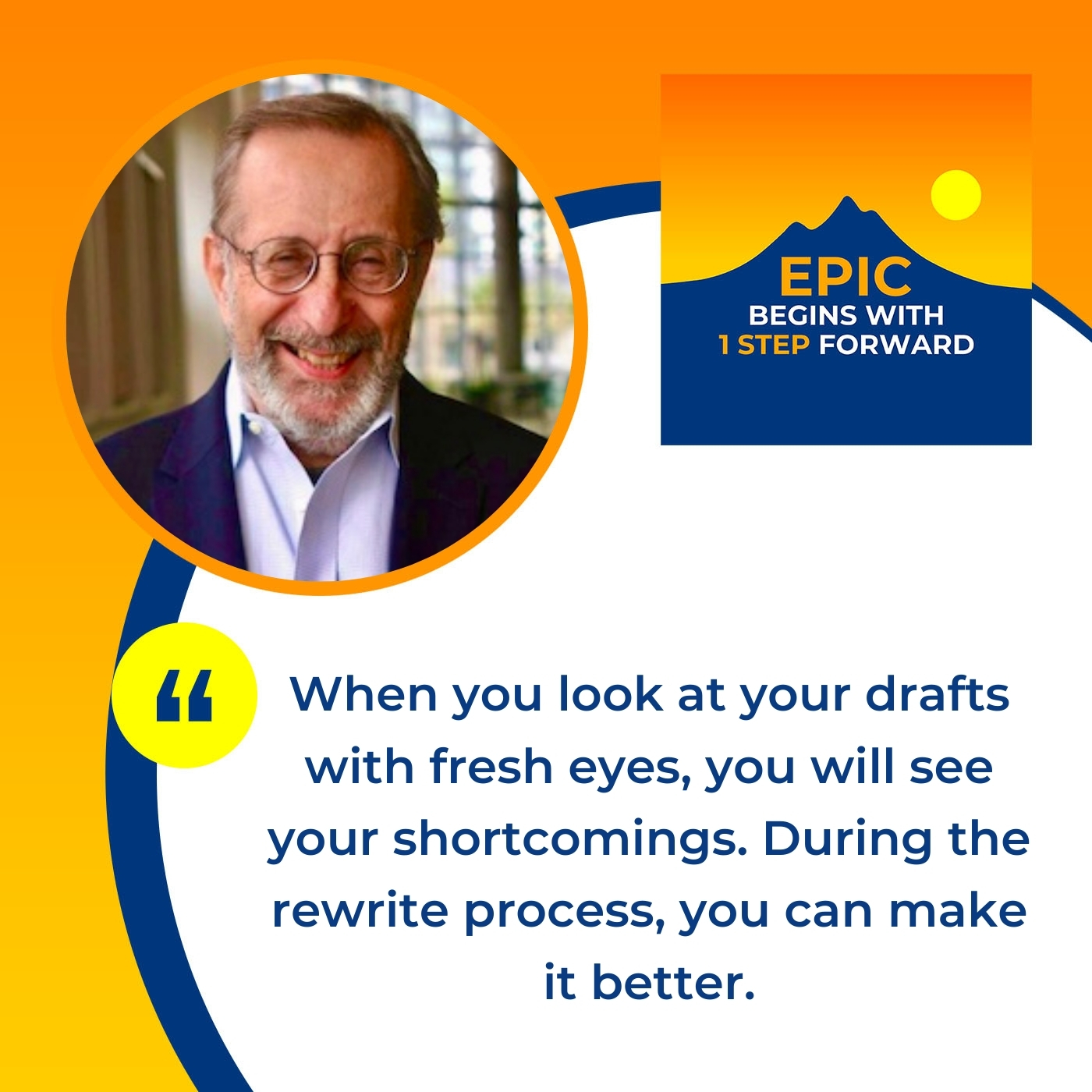 EPIC Begins With 1 Step Forward | John DeDakis | Healing