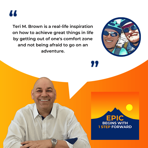 EPIC Begins With 1 Step Forward | Teri M. Brown | Tandem Bicycle