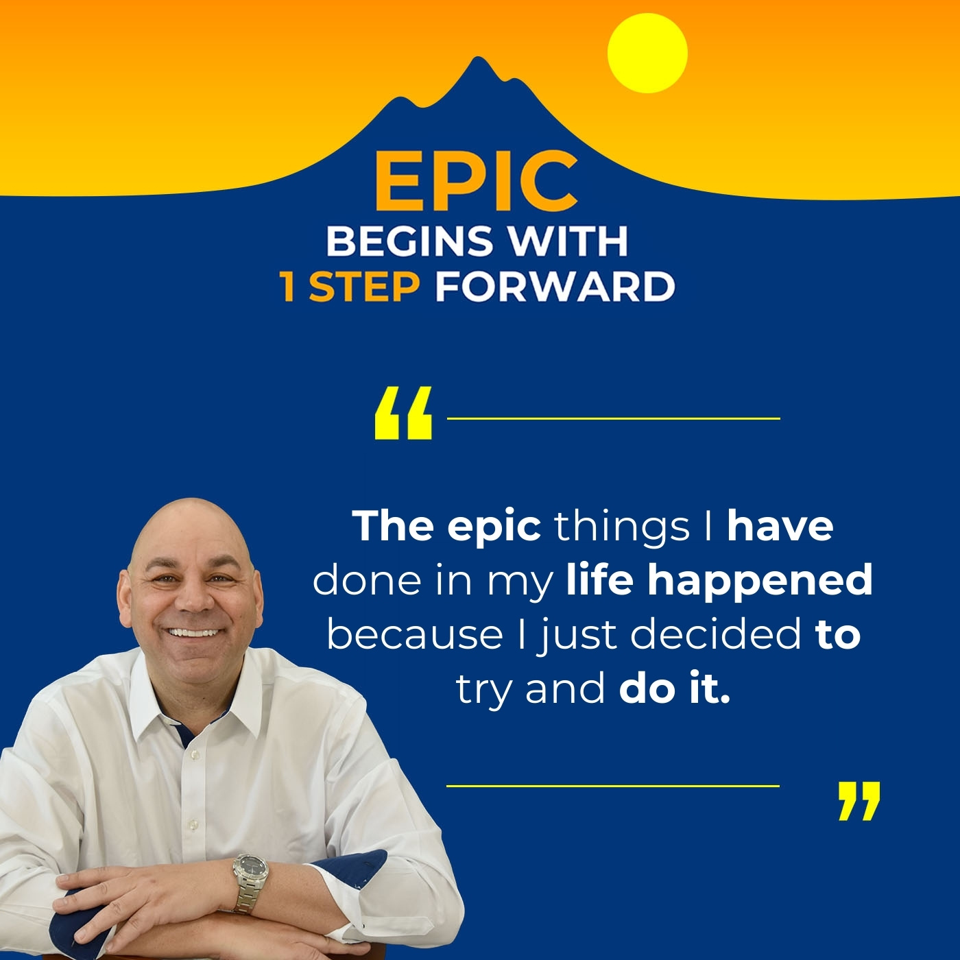 EPIC Begins With 1 Step Forward | Teri M. Brown | Tandem Bicycle