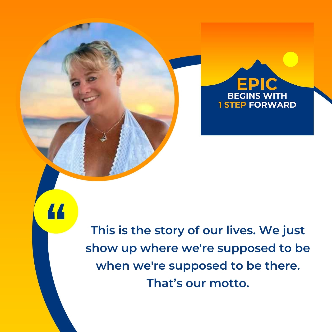EPIC Begins With 1 Step Forward | Alison Gieschen | Circumnavigator