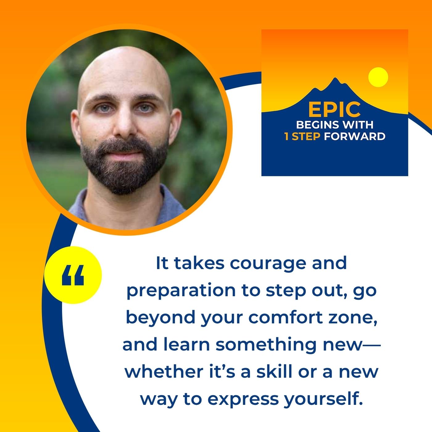 EPIC Begins With 1 Step Forward | Stefanos Koutsoubis | Fear Of Success