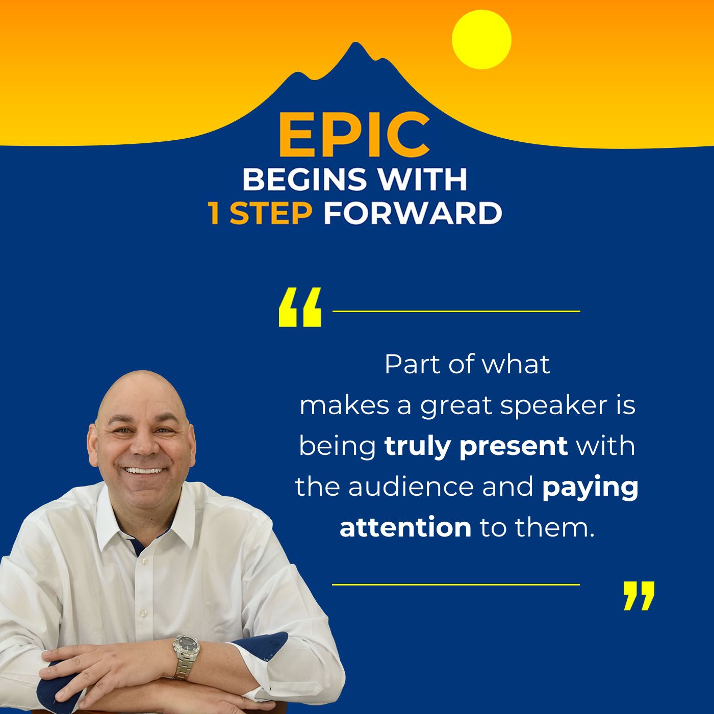 EPIC Begins With 1 Step Forward | Greg Bennick | Fear Of Success