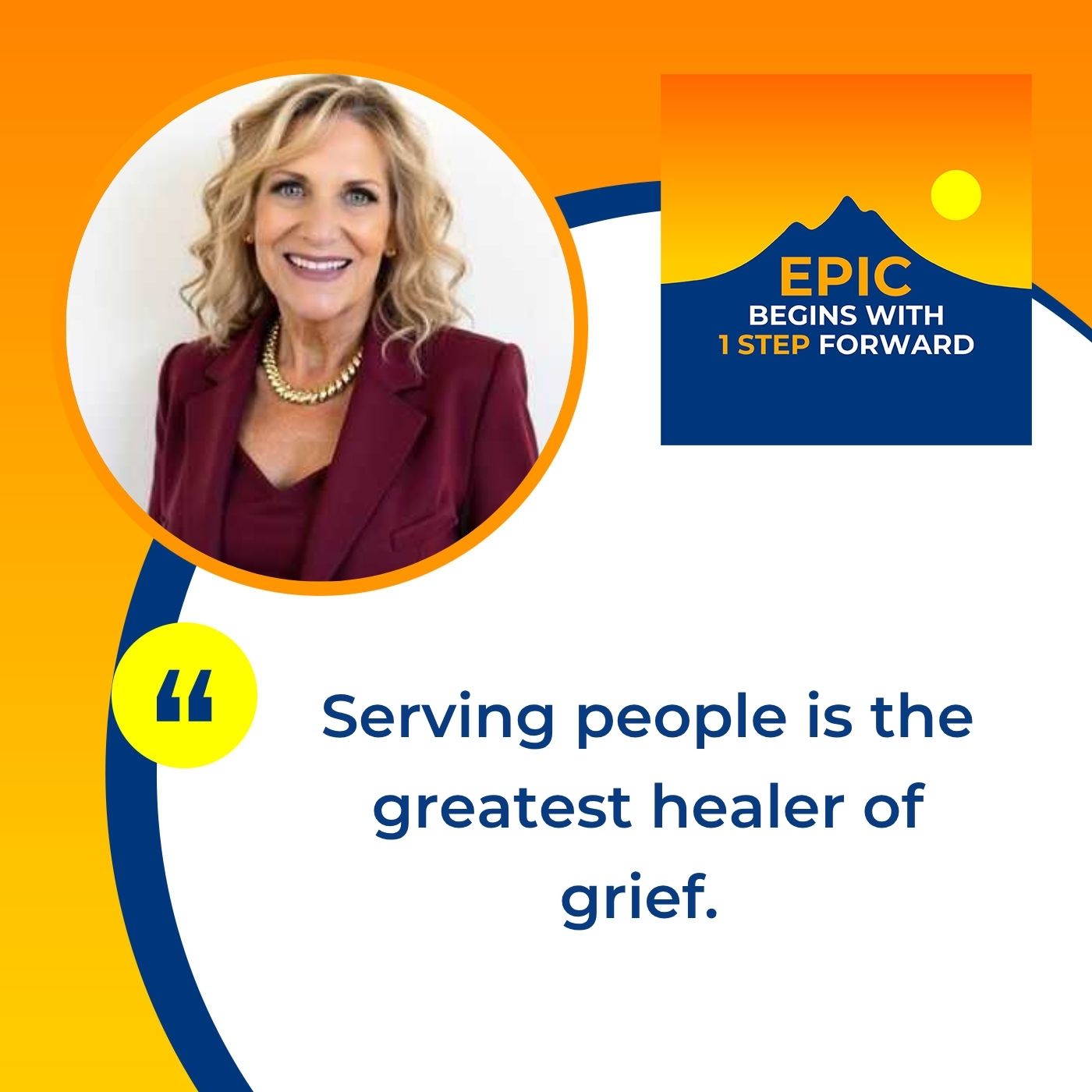 EPIC Begins With 1 Step Forward | Kim Sorrelle | Healing Through Service