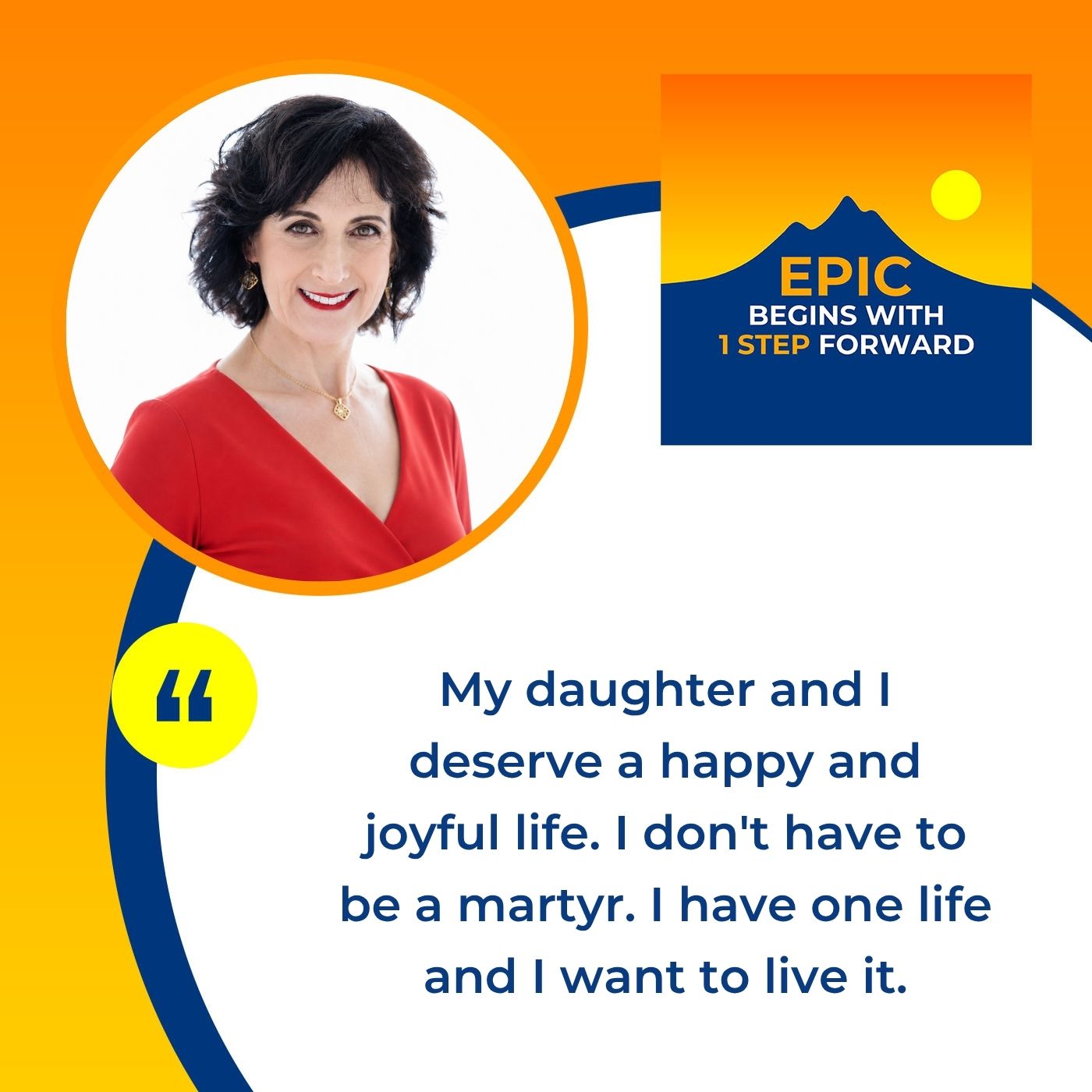 EPIC Begins With 1 Step Forward | Rosie Aiello | Abusive Marriage Recovery